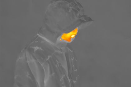 Individual winter camouflage suit